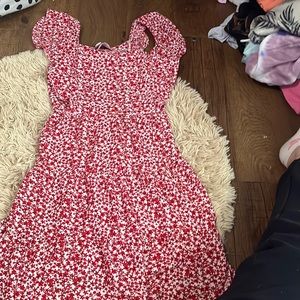 Monteau Los Angeles red white and blue dress size small